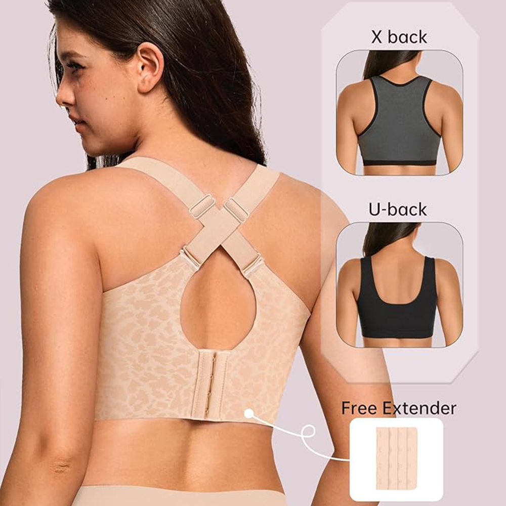 บราเจลลี่ลายเสือดาวไร้โครง บรา - Mastectomy Bra Pocket บทวิจารณ์และราคา