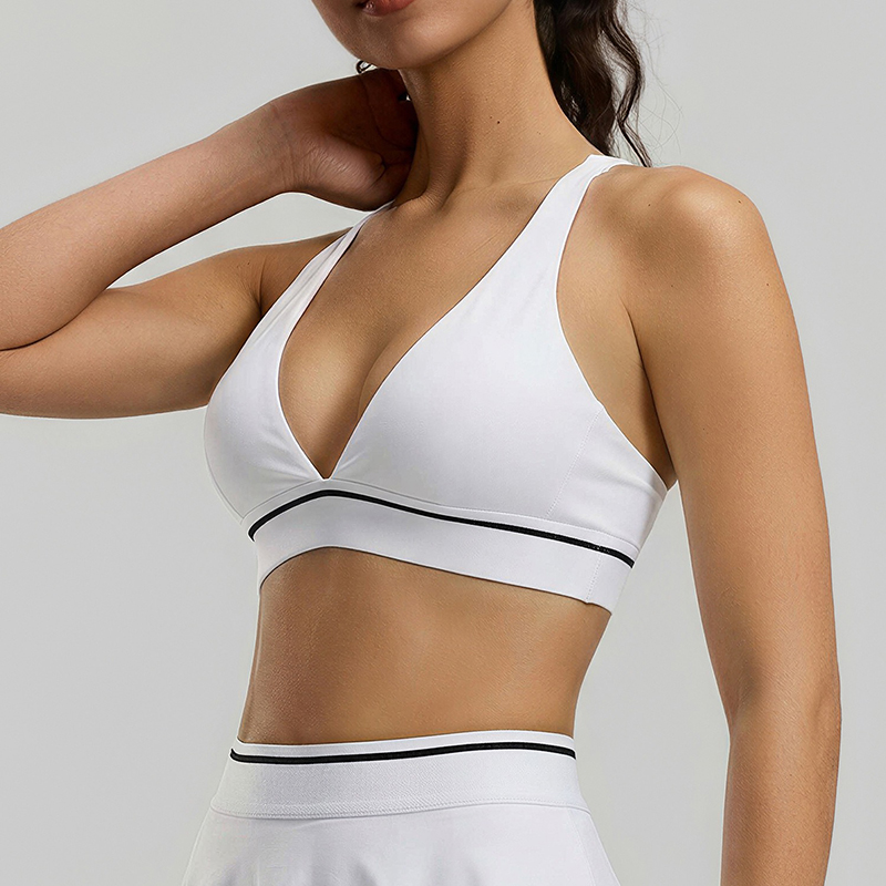 บราโยคะสไตล์อเมริกันแฟชั่นสำหร - Sports Bra Racerback บทวิจารณ์และราคา
