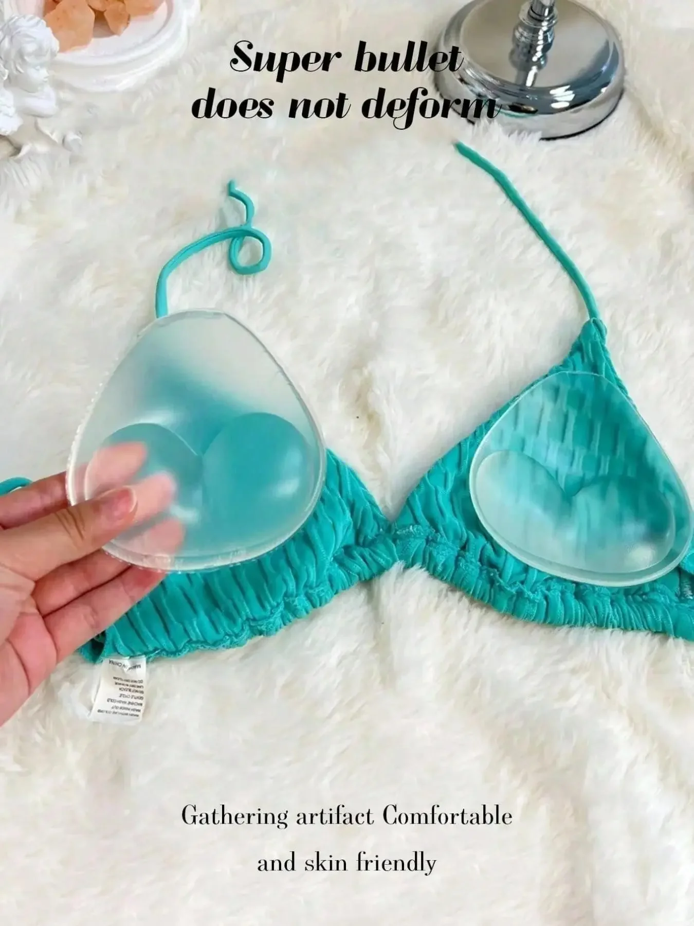 แผ่นเสริมทรงซิลิโคนสำหรับผู้หญ - Push Up Bra Silicone บทวิจารณ์และราคา