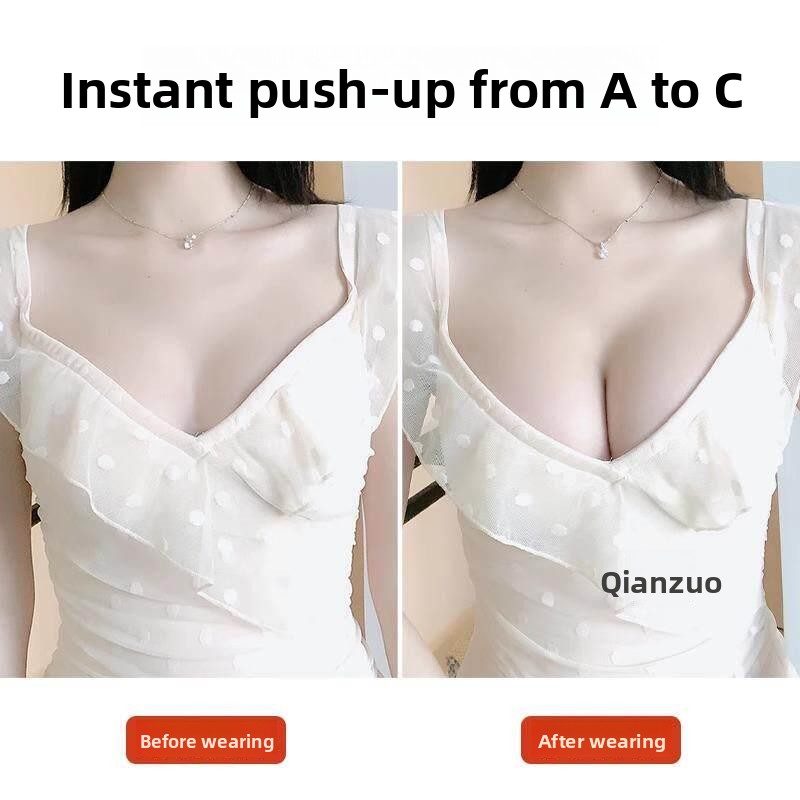 บราซิลิโคนแบบไร้สายสำหรับผู้หญ - Push Up Bra Silicone บทวิจารณ์และราคา