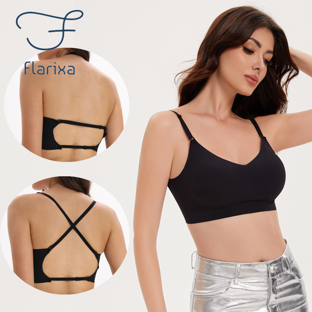 Flarixa บราไร้รอยต่อบราหลังต่ำ - Convertible Bra Multiway บทวิจารณ์และราคา